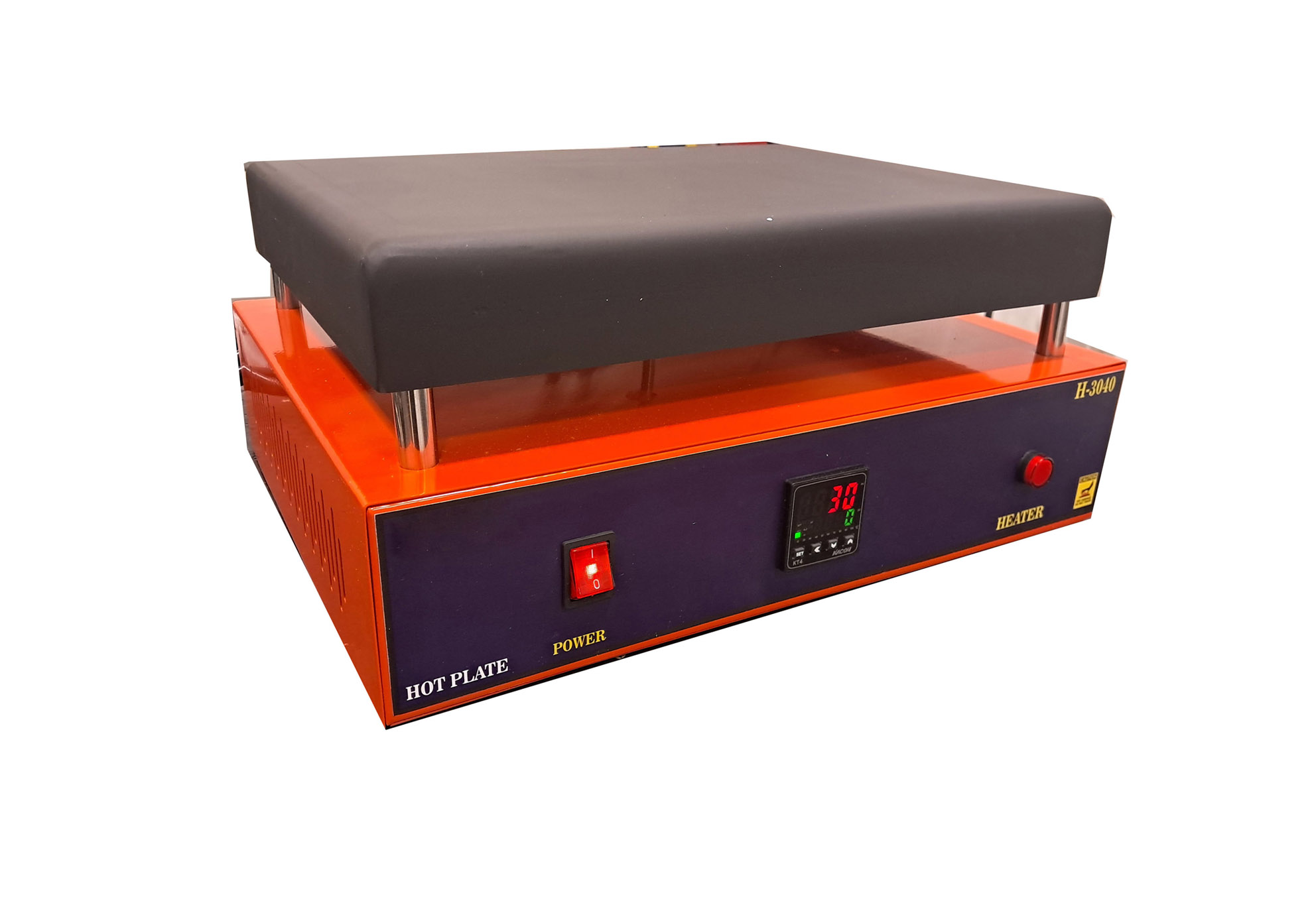 هات پلیت مستطیل 40*30 روکش پلیمری 400 درجه دیجیتال
